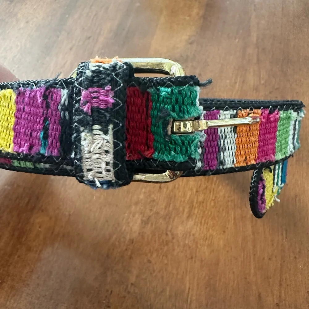 Capezio woven cloth belt